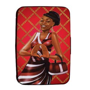 RFID Blocking Statement Card Holder | Red and White